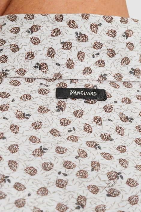 Vanguard long sleeve shirt print on poplin